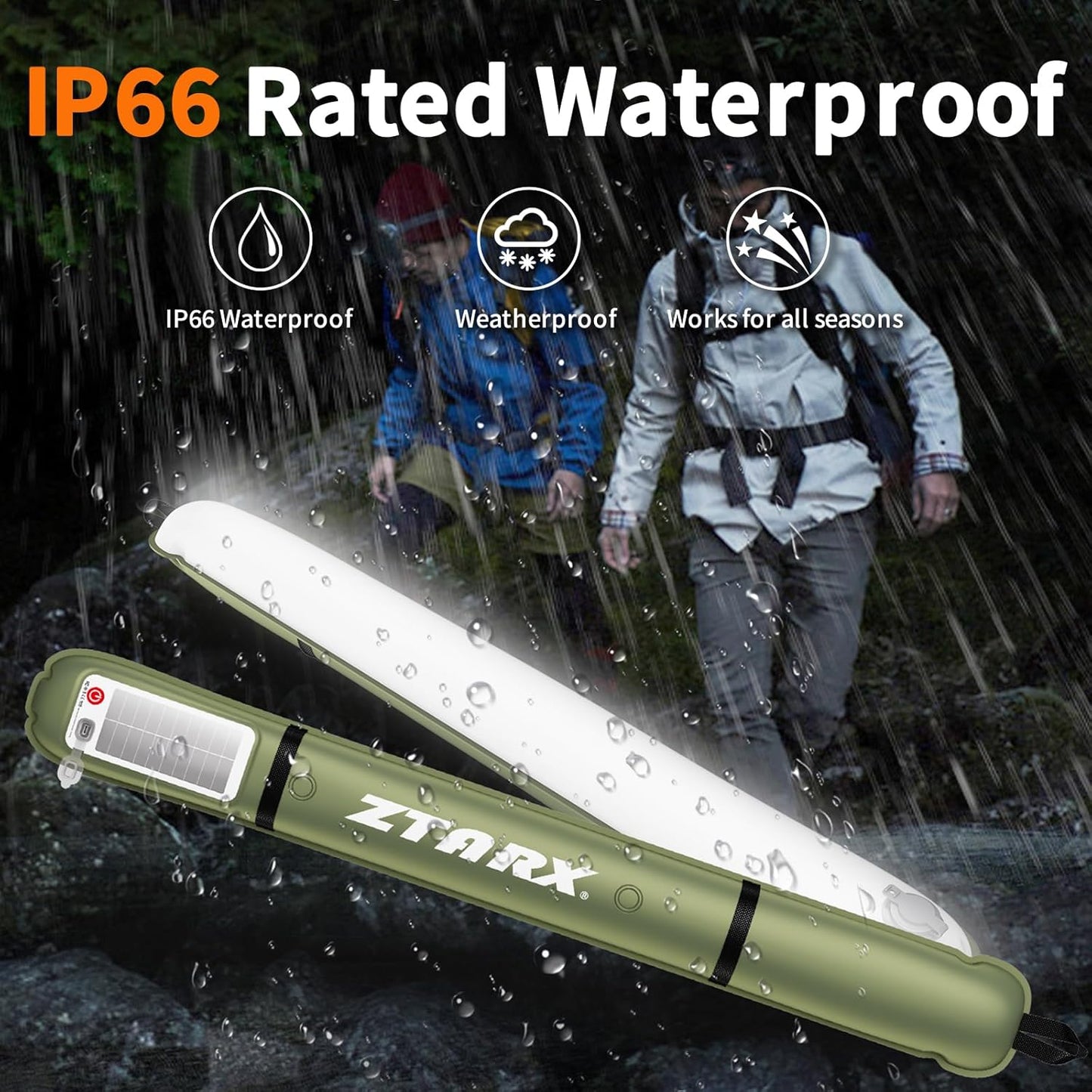 ZTARX™ Smart Inflatable Solar & USB Light – Waterproof & Power Bank